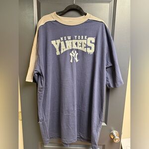 NWT Men's New York Yankees Gerrit Cole Navy/Gray Player T-Shirt (2XLT)